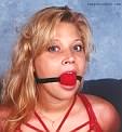 Kimberly Lang bondage model video videos gagged