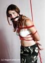 Mary Olson bondage model video videos gagged